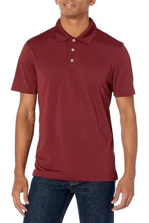 Amazon Herren Golf-Poloshirt, Schnell Trocknend, Schmale Passform, , M