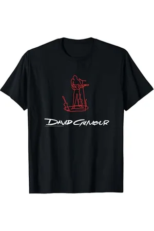 David Gilmour David Glimour Sketched Art White T-Shirt