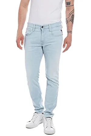 Replay Herren Jeans Anbass Slim-Fit X-Lite, (Blau), 29W / 32L