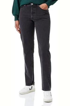 JJXX Damen JXSEOUL Straight MW Jeans R3049 DNM Jeanshose, , 25W / 32L