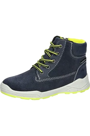 LICO Benisha Schneestiefel, Marine/Lemon, 38 EU