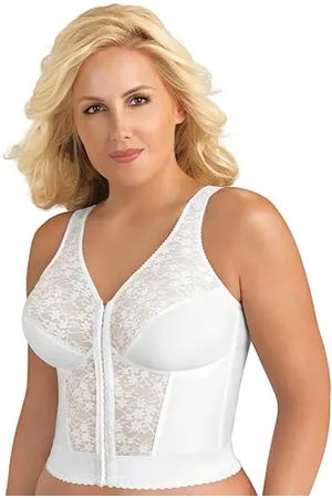 Exquisite Form Damen Fully Front Close Longline Lace Posture Bra BH, Undurchsichtige, , 80C