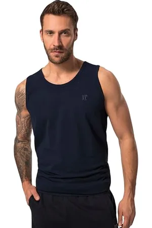 JP 1880 Herren große Größen Übergrößen Menswear L-8XL Tanktop, Bauchfit, Spezialschnitt, bis 8XL 3XL 719783785-3XL