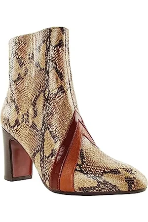 Chie Mihara Damen ELIYA39 Fashion Boot, Sand, Brown, Burgundy, 39 EU