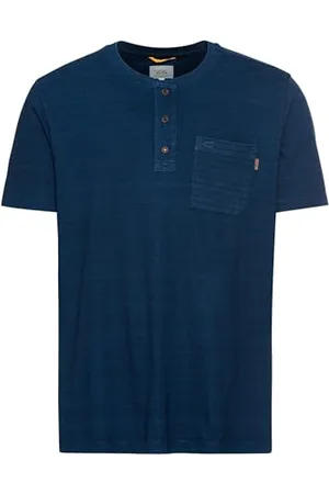 Camel Active Herren Kurzarm Henleyshirt aus Reiner Baumwolle Menswear-L