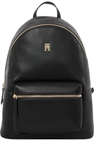 Tommy Hilfiger Damen Rucksack Logotape Elegant, Schwarz (Black), Einheitsgröße