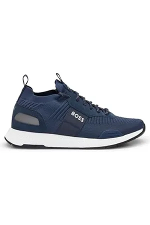 HUGO BOSS BOSS Men Titanium_Runn_knst_N Sneaker Blue 41 EU