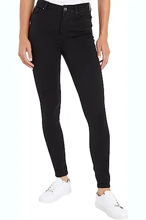 Tommy Hilfiger TH FLEX HARLEM U SKINNY HW BLACK Hosen Damen, , 27W / 32L