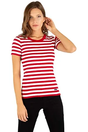 Armor.lux Damen Hillion Pullover, Glut/Weiß, 50
