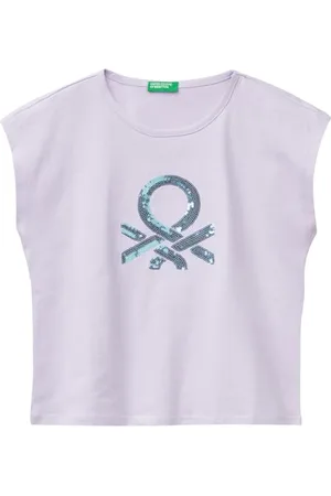 Benetton Mädchen 3i1xc10j8 T-Shirt, , 130 cm