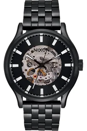 Nixon Herren Analog Quarz Uhr mit Edelstahl Armband A1323-004-00
