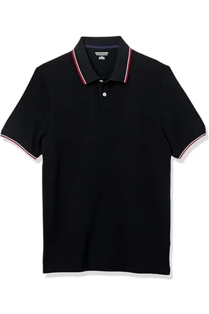 Amazon Herren Piqué-Poloshirt aus Baumwolle, Schmale Passform, , S