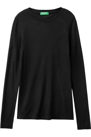 Benetton Damen T-Shirt M/L 3r0kd108h Pullover, , Medium