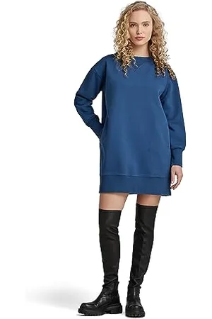 G-Star RAW Damen Loose Vintage sw Dress r ls wmn, , S