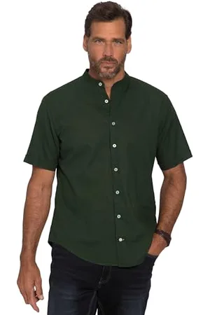 JP 1880 Herren Leinenmixhemd 1 Hemd, , 5XL