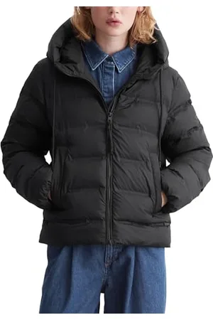 Marc O’ Polo Marc OߴPolo Denim Damen Daunenjacke mit Kapuze wasserabweisend, (Black), XXS