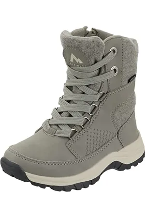 mc kinley McKINLEY Jungen Unisex Kinder Annabella AQB Mode-Stiefel, Grey Light/White, 29 EU