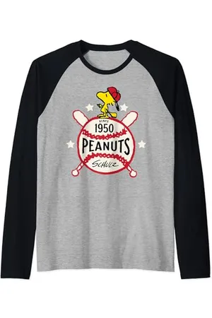 Peanuts Woodstock 1950 Baseball Raglan