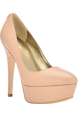 Guess Damen Cador Pumps, Hell/naturfarben, 38.5 EU