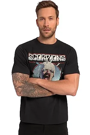 JP 1880 Herren T-Shirt, Bandshirt, Scorpions, Halbarm, , 3XL EU
