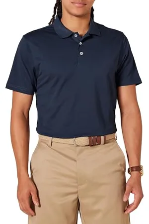 Amazon Herren Golf-Poloshirt, Schnell Trocknend, Schmale Passform, , L