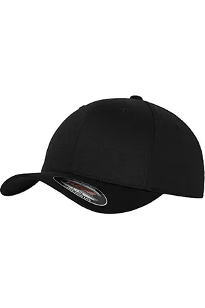 Brandit Flexfit Unisex Flexfit Wooly Combed Baseballkappe, blk/blk, XL-XXL.
