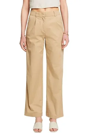 ESPRIT Damen 014ee1b309 Hose, Beige, 36W / 32L EU
