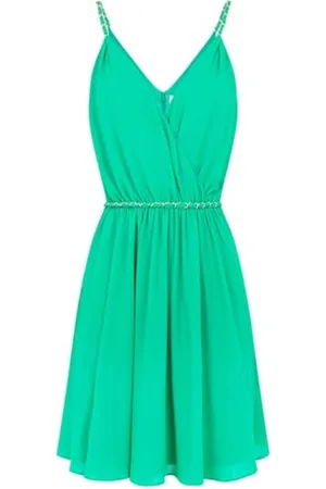 Morgan Kurzes fliessendes Kleid Mousse 44