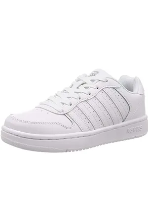 K-Swiss Damen Court Palisades Sneaker, White/Gray, 39 EU