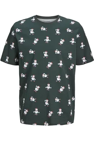 JACK & JONES Male T-Shirt X-Mas Rundhalsausschnitt T-Shirt