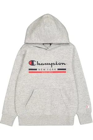 Champion Jungen Legacy Graphic Shop B (306837) -Ultra-Light Soft Compact Powerblend Fleece Hooded Sweatshirt, , 3-4 Years