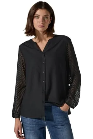 CECIL EOS_Structure Mix Blouse