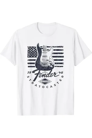 Fender 1946 Stratocaster American Flag Backdrop T-Shirt