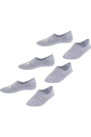 Falke Unisex Kinder Füßlinge Cool Kick Invisible Multipack K In weich atmungsaktiv schnelltrocknend unsichtbar einfarbig 3 Paar, , 27-30