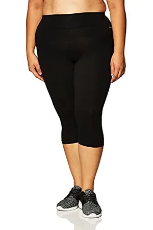 Jockey Damen Übergröße Judo Legging mit breitem Bund Gr. - Schwarz - 3X