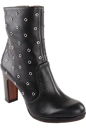 Chie Mihara Damen Coin NEG Mid Calf Boot, Negro, 40 EU