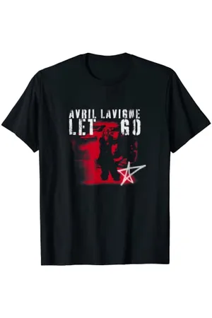 Avril lavigne Offizielle Let Go Sprühfarbe T-Shirt