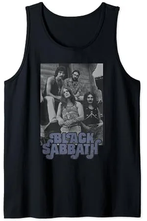 Black Sabbath Offizielles -Weiß-Band-Foto Tank Top