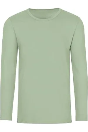 Trigema Langarm-Shirt aus elastischem Feinripp (Rundhals)