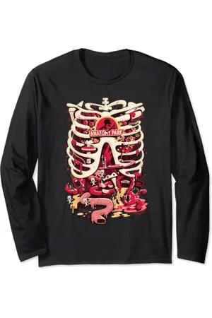 Rick and Morty Anatomy Park Logo Langarmshirt