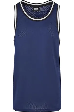 Urban classics Herren Tank Top Mesh Tanktop, lässiges Tank Top für Männer, Rundhals, Loose Fit, Polyester-Mesh, , XL