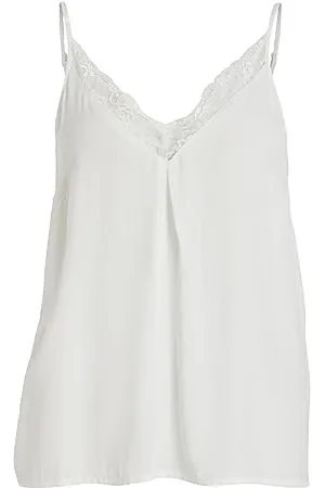 VILA VICAVA V-Neck LACE Singlet/SU - NOOS
