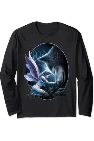 Spiral Original - Heilige Bindung - Fee und Wolf Langarmshirt