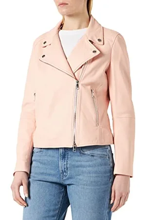 HUGO BOSS Damen C_saleli3 LEATHER_JACKET, , 38 EU