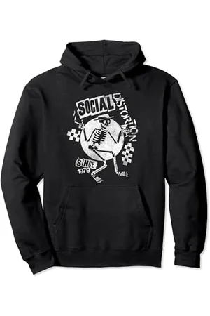 Social Distortion Offizielles White Spray Skelly Pullover Hoodie