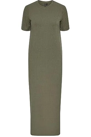 Pieces® PCKYLIE SS O-Neck Ankle Dress NOOS