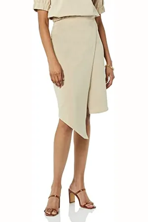 TEREA Hazel Midi-Wickelrock für Damen, , Größe 3XL Große Größen