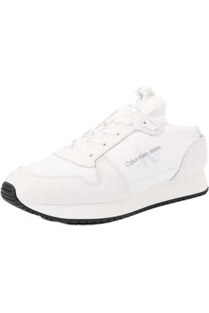 Calvin Klein Jeans RETRO RUNNER SOCK MULTIFUNCT Turnschuhe Herren, Weiß (Bright White), 46 EU