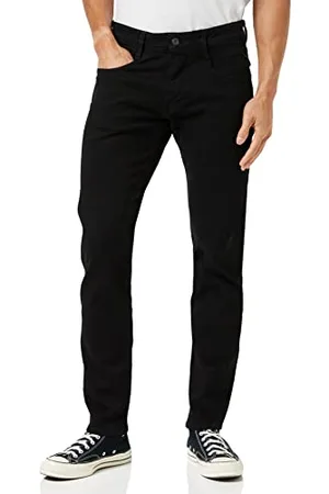 Replay Herren Jeans Anbass Slim-Fit, -2 (Schwarz), 27W / 32L
