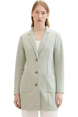 TOM TAILOR Damen Basic Mantel mit Struktur, , M